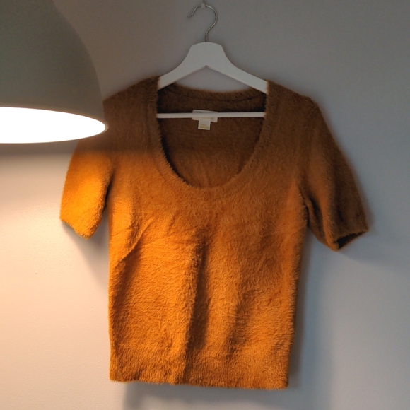 Maeve scoopneck eyelash sweater - Picture 3 of 6